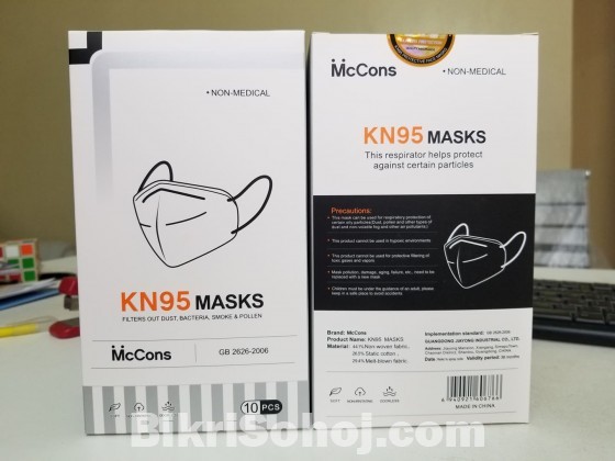 KN95 FACE MASK ( MCCONS 5 LAYER MASK 10 PCS 1 BOX )